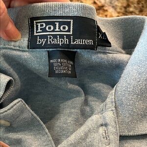 Polo by Ralph Lauren light blue Men's Polo Shirt